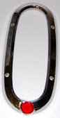 293778X2 1951 TAIL LENS RIM - tlbz51