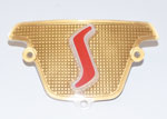 296393P 1952 CHAMPION HOOD EMBLEM WITH RED 