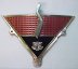 296396P 1952 COMMANDER HOOD EMBLEM - embl1955