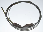 684546X2 REAR BRAKE CABLE - ecblrear