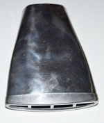 AC2840 EXHAUST PIPE DEFLECTOR, USED ORIGINAL  - accexh